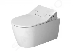 DURAVIT - ME by Starck Závěsné WC pro bidetové sedátko SensoWash, s WonderGliss, alpská bílá (25285900001)