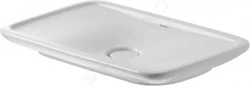 DURAVIT - Puravida Umyvadlová mísa bez přepadu, 695x415 mm, bílá (0370700000)