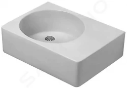 DURAVIT - Scola Umyvadlo 615x460 mm, s přepadem, bez otvoru pro baterii, bílá (0684600000)