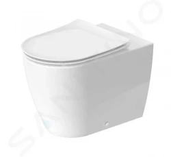 DURAVIT - Soleil by Starck Stojící WC, vodorovný odpad, WonderGliss, bílá (20100900001)