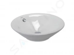 DURAVIT - Starck 1 Umyvadlová mísa, průměr 330 mm, s přepadem, bílá (0408330000)