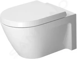 DURAVIT - Starck 2 Závěsné WC, WonderGliss, bílá (2534090000)