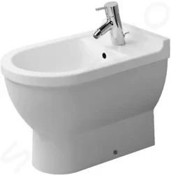 DURAVIT - Starck 3 Stojící bidet s přepadem, bílá (2230100000)