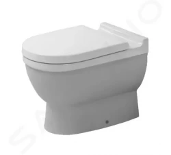 DURAVIT - Starck 3 Stojící WC, zadní odpad, s HygieneGlaze, alpská bílá (0124092000)