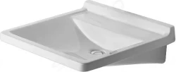 DURAVIT - Starck 3 Umyvadlo Med, 600x545 mm, bez otvoru pro baterii, bílá (0312600000)