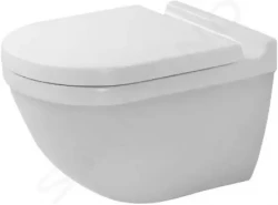 DURAVIT - Starck 3 Závěsné WC, Rimless, bílá (2527090000)