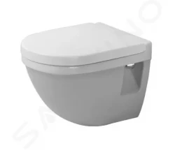 DURAVIT - Starck 3 Závěsné WC, s HygieneGlaze, bílá (2202092000)