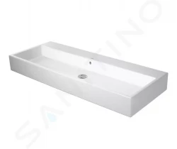 DURAVIT - Vero Air Dvojumyvadlo 1200x470 mm, s přepadem, bez otvoru pro baterii, WonderGliss, bílá (23501200601)