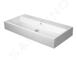 DURAVIT - Vero Air Umyvadlo 1000x470 mm, s přepadem, bez otvoru pro baterii, WonderGliss, bílá (23501000601)