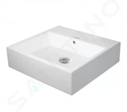 DURAVIT - Vero Air Umyvadlo 500x470 mm, s přepadem, bez otvoru pro baterii, bílá (2350500060)