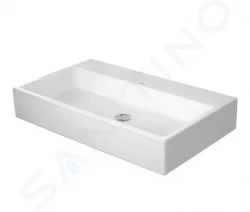 DURAVIT - Vero Air Umyvadlo 80x47 cm, bez přepadu, bez otvoru pro baterii, WonderGliss, bílá (23508000701)