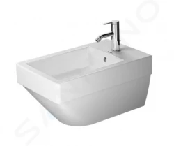 DURAVIT - Vero Air Závěsný bidet 370x570 mm, s přepadem, otvor pro baterii, bílá (2274150000)