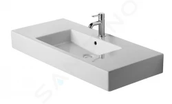 DURAVIT - Vero Umyvadlo 1050x490 mm, s přepadem, s otvorem pro baterii, WonderGliss, bílá (03291000001)