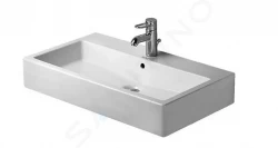 DURAVIT - Vero Umyvadlo 700x470 mm, s přepadem, s otvorem pro baterii, s WonderGliss, bílá (04547000271)