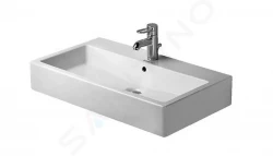 DURAVIT - Vero Umyvadlo 800x470 mm, s přepadem, s otvorem pro baterii, bílá (0454800000)