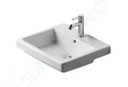 DURAVIT - Vero Umyvadlo zápustné 550x465x180 mm, s 1 otvorem pro baterii, s WonderGliss, alpská bílá (03155500001)