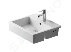 DURAVIT - Vero Umyvadlo zápustné 550x470x170 mm, s 1 otvorem pro baterii, bílá (0314550000)