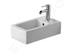 DURAVIT - Vero Umývátko 450x250 mm, s 1 otvorem pro baterii, s WonderGliss, bílá (07022500001)