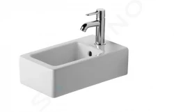 DURAVIT - Vero Umývátko 450x250 mm, s přepadem, s otvorem pro baterii, bílá (0702250000)