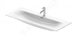 DURAVIT - Viu Umyvadlo 1230x490 mm, s 1 otvorem pro baterii, alpská bílá (2344120000)