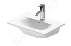 DURAVIT - Viu Umývátko 450x320 mm, bez přepadu, s otvorem pro baterii, bílá (0733450041)