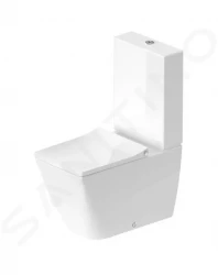 DURAVIT - Viu WC kombi mísa, Vario odpad, Rimless, alpská bílá (2191090000)