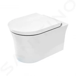 DURAVIT - White Tulip Závěsné WC HygieneFlush, Rimless, HygieneGlaze, bílá (2576092000)