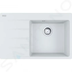 FRANKE - Centro Fragranitový dřez CNG 611-78 TL/7, 780x500 mm, bílá-led (114.0637.505)