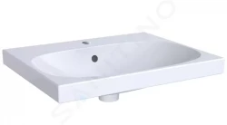 GEBERIT - Acanto Umyvadlo 600x482 mm, otvor pro baterii, s přepadem, bílá (500.620.01.2)