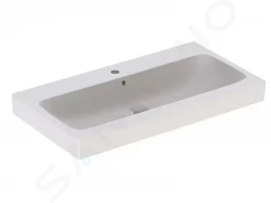 GEBERIT - iCon Umyvadlo 900x485 mm, otvor pro baterii, s přepadem, bílá (124590000)