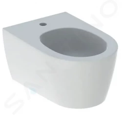 GEBERIT - ONE Závěsný bidet, 540x370 mm, skrytý přepad, otvor pro baterii, KeraTect, bílá (500.690.01.1)