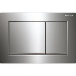 Geberit ovládací tlačítko OMEGA30 chromlesk/chrommat/chromlesk plast pro modul WC 82 a 98 cm 115.080.KH.1 (115.080.KH.1)