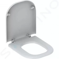 GEBERIT - Selnova Comfort Bezbariérové WC sedátko Square, duroplast, bílá (500.793.01.1)