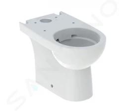 GEBERIT - Selnova Comfort WC kombi mísa, zadní/spodní odpad, Rimfree, bílá (500.478.01.7)