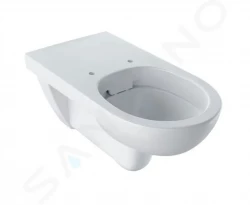 GEBERIT - Selnova Comfort Závěsné WC, bezbariérové, Rimfree, bílá (501.046.00.7)