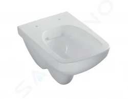 GEBERIT - Selnova Compact Závěsné WC, Rimfree, bílá (500.280.01.7)