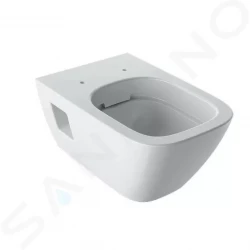 GEBERIT - Selnova Square Závěsné WC, 540x350 mm, Rimfree, bílá (501.546.01.1)