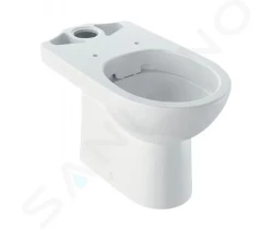GEBERIT - Selnova WC kombi mísa, zadní odpad, Rimfree, bílá (500.285.01.7)