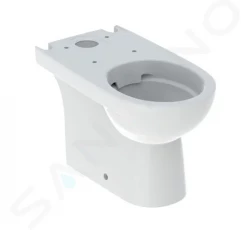 GEBERIT - Selnova WC kombi mísa, zadní/spodní odpad, Rimfree, bílá (500.488.01.7)