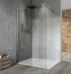 GELCO - VARIO CHROME jednodílná sprchová zástěna k instalaci ke stěně, čiré sklo, 700  (GX1270GX1010)