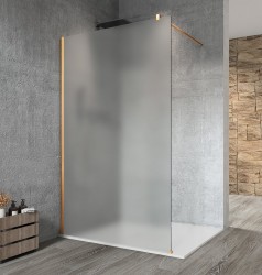 GELCO - VARIO GOLD jednodílná sprchová zástěna k instalaci ke stěně, matné sklo, 700  (GX1470GX1016)