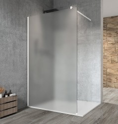 GELCO - VARIO WHITE jednodílná sprchová zástěna k instalaci ke stěně, matné sklo, 800  (GX1480GX1015)