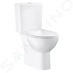 GROHE - Bau Ceramic WC kombi set s nádržkou a sedátkem softclose, rimless, alpská bílá (39604000)