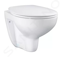 GROHE - Bau Ceramic Závěsné WC se sedátkem SoftClose, rimless, alpská bílá (39351000)