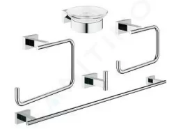 GROHE - Essentials Cube Sada doplňků do koupelny 5 v 1, chrom (40758001)