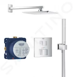 GROHE - Grohtherm Cube Sprchový set Rainshower Allure 230 s termostatem pod omítku, 1 proud, chrom (34741000)