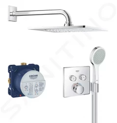 GROHE - Grohtherm SmartControl Sprchový set Perfect s podomítkovým termostatem, 2 proudy, chrom (34742000)