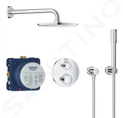 GROHE - Grohtherm Sprchový set Rainshower Cosmopolitan 210 s termostatem pod omítku, chrom (34732000)