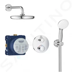 GROHE - Grohtherm Sprchový set Tempesta 210 s termostatem pod omítku, 2 proudy, chrom (34727000)