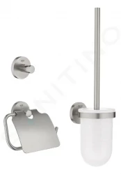 GROHE - QuickFix Start Set doplňků pro toaletu 3 v 1, supersteel (41204DC0)